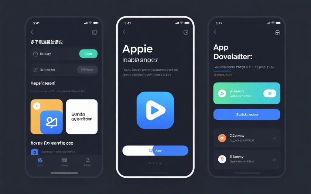信息展示页面布局示意
